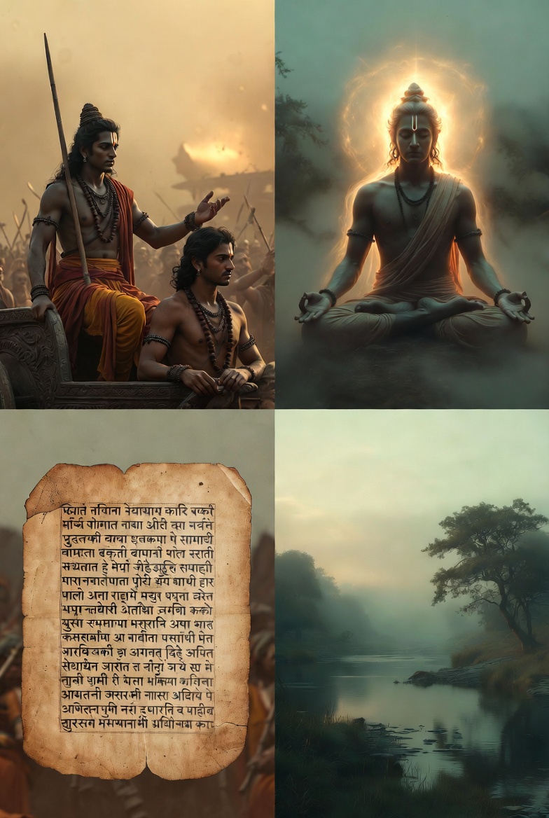 geetopdesh's tweet photo. अनन्याश्चिन्तयन्तो मां ये जनाः पर्युपासते। तेषां नित्याभियुक्तानां योगक्षेमं वहाम्यहम्॥ ~ Bhagavad Gita 9.22

Surrender brings divine protection. Trust deeply. ✨
What small act of remembrance do you practice daily? Share!
#Geetopdesh #BhaktiYoga #KrishnaGrace #गीतोपदेश https://t.co/rWcgeuqXVV