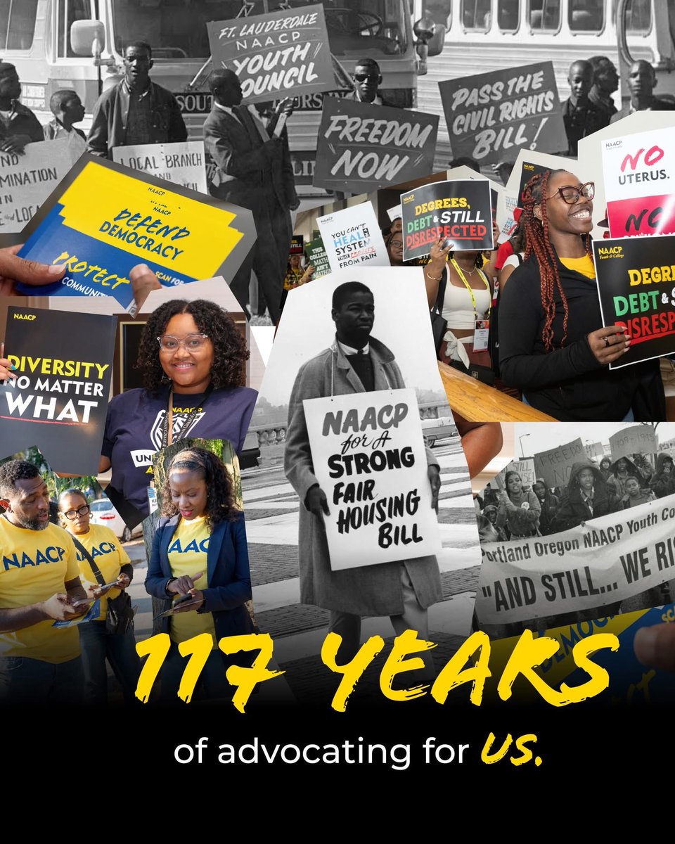 minaacp's tweet photo. On this day, the NAACP was founded with one goal: to advance and protect civil rights and justice for all.
 
117 years later that mission still stands.

Happy NAACP Founders' Day!!! https://t.co/nBb6d62xjN