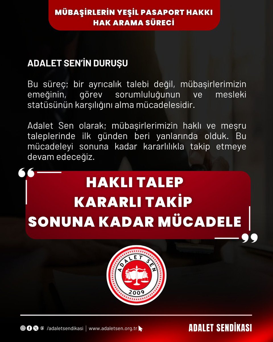 Adalet Sendikası tweet media