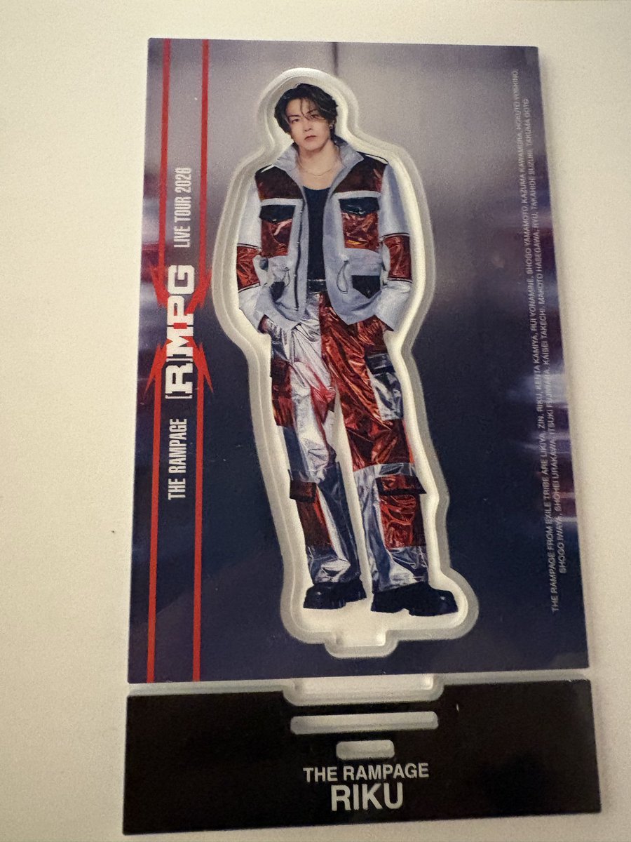 mina662288's tweet photo. THERAMPAGE LIVE TOUR 2026 "(R)MPG" 
ランペ 交換 RMPG ラバーネックレス フォトカ　アクスタ

【譲】フォトカ→RIKU、与那嶺、LIKIYA
ネックレス→岩谷、龍
アクスタ→RIKU

【求】同種　藤原樹

2/28,3/8などランペ現場、又は神奈川��京での交換又は郵送 https://t.co/aM4ovyk5yF