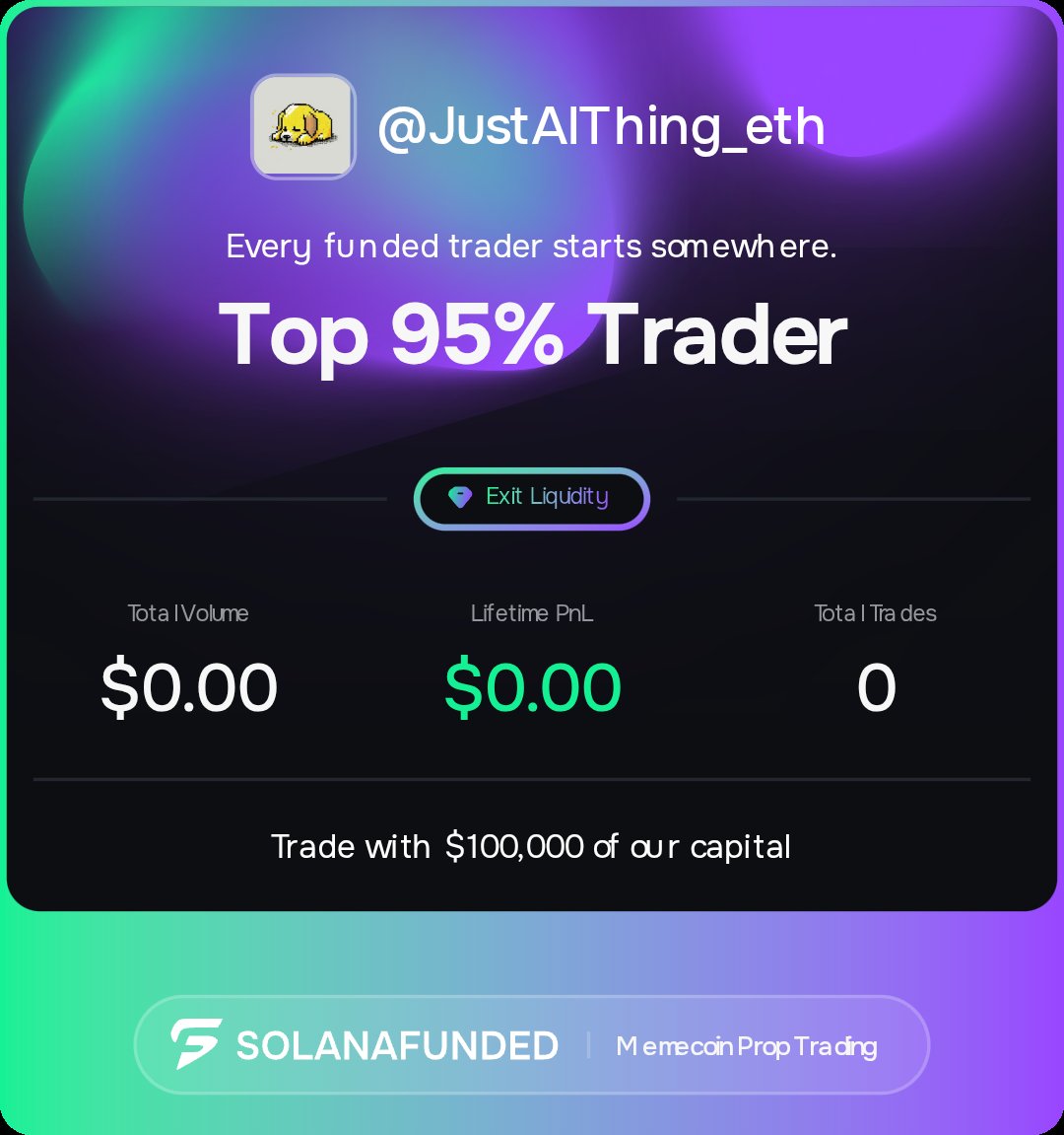 JustAIThing_eth's tweet photo. I’m outperforming others, how about you?

Check here → https://t.co/Tm9ZoD3kd4 #Solana #Memecoins #Trading #Crypto https://t.co/Fjfme3smoN