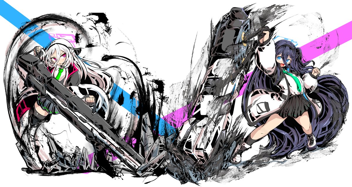 ケイ&アリス
#ブルアカ 
#ブルーアーカイブ 