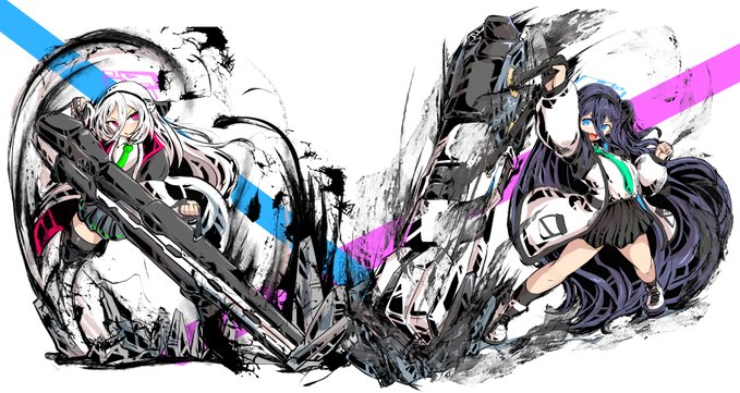 ケイ&アリス
#ブルアカ 
#ブルーアーカイブ 