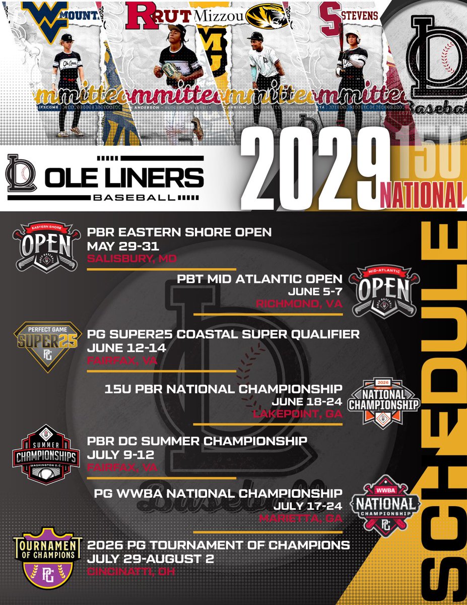 Ole Liners Baseball tweet media