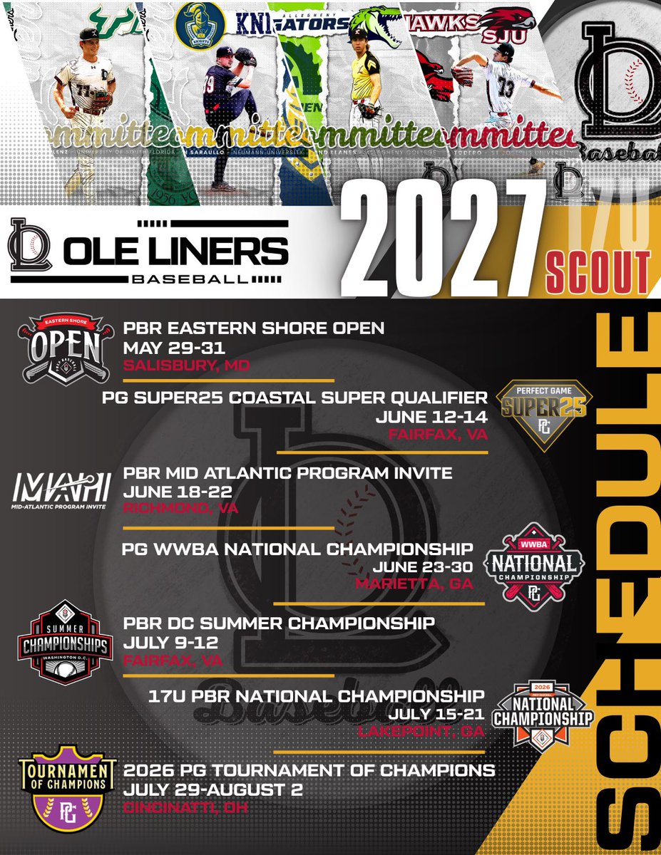 Ole Liners Baseball tweet media