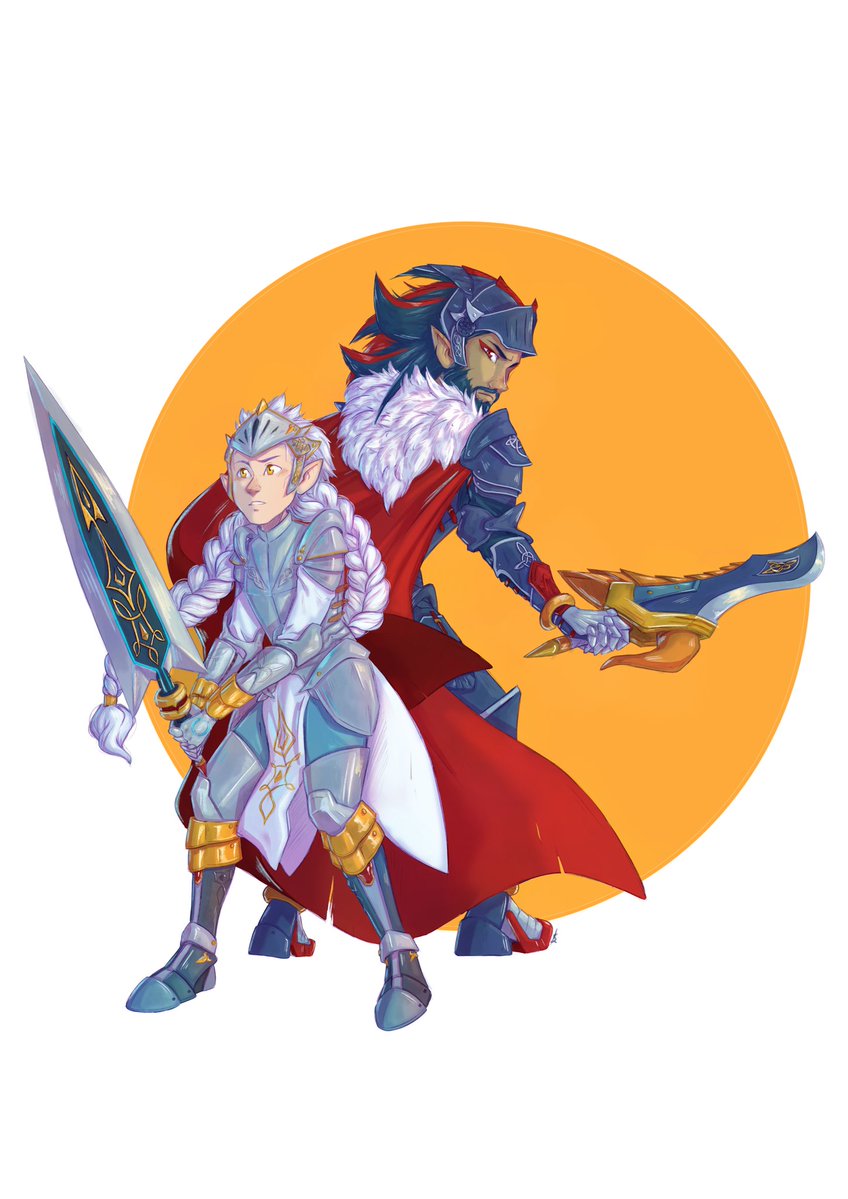 SklearSoul's tweet image. With the sonic Week just behind us, and a fixation on Fantasy, here’s a little father-son duo, Lancelot and Galahad (or Others, depending on your interpretation of the original story).

#sonicandtheblackknight #ShadowTheHedgehog #SilverTheHedgehog #fanart #lancelot #galahad