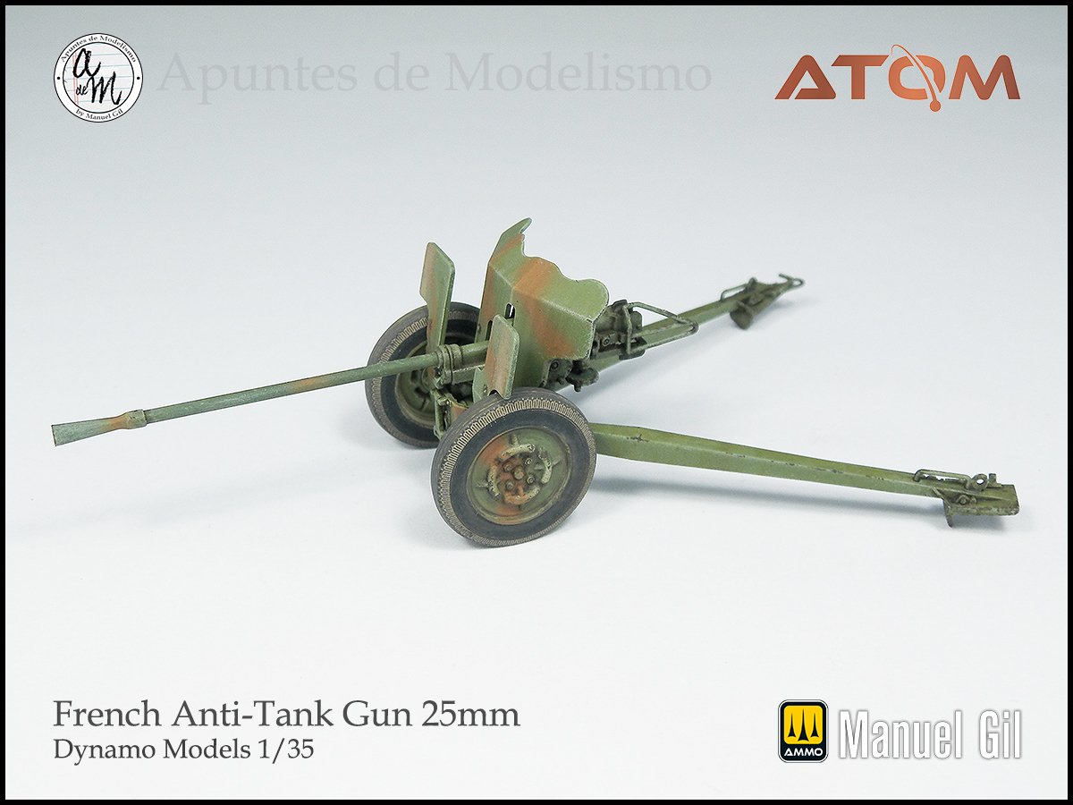 AModelismo's tweet photo. Cañón antitanque francés de 25 mm, Dynamo Models 1/35.

Puedes ver más imágenes en ➡️➡️
https://t.co/yTc3Le2Hz7 

#apuntesdemodelismo 
#AMMOByMigJimenez
#Dynamomodels #135scale https://t.co/IMxWfnpogi