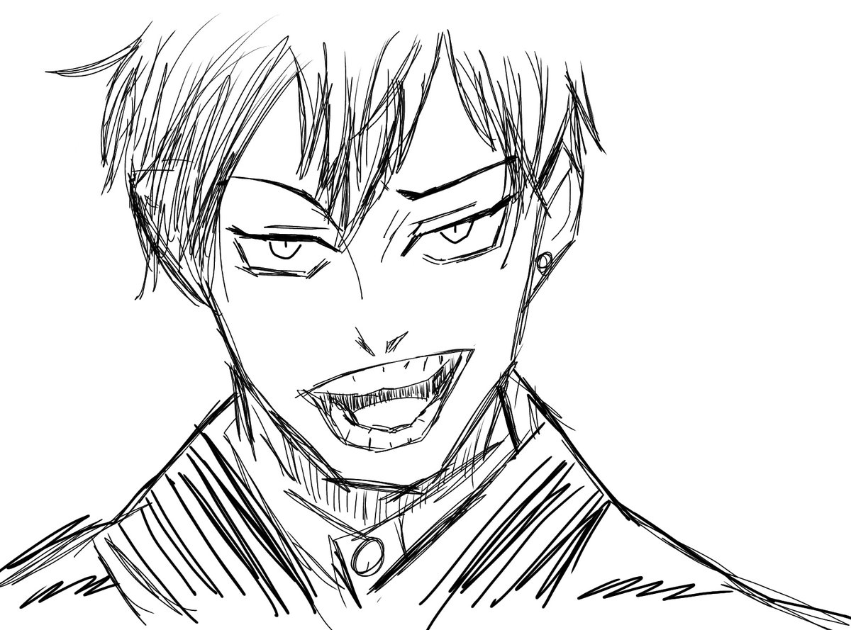 「非道いなぁ、人の心とかないんか？」
#禅院直哉 #呪術廻戦 #死滅回遊