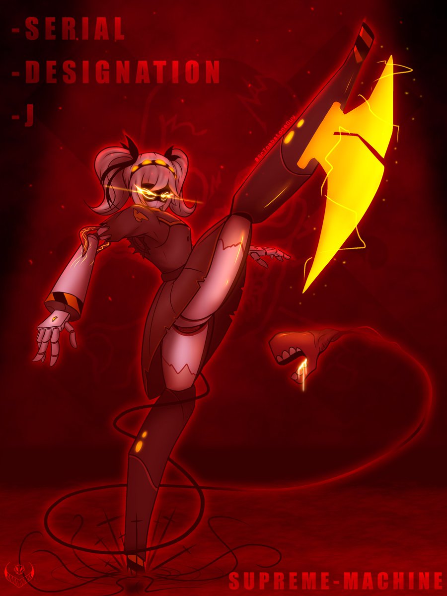 "Working For The Devil"
-S-D-J-
#mdtwt #MurderDrones #SerialDesignationJ #Ultrakill #AU