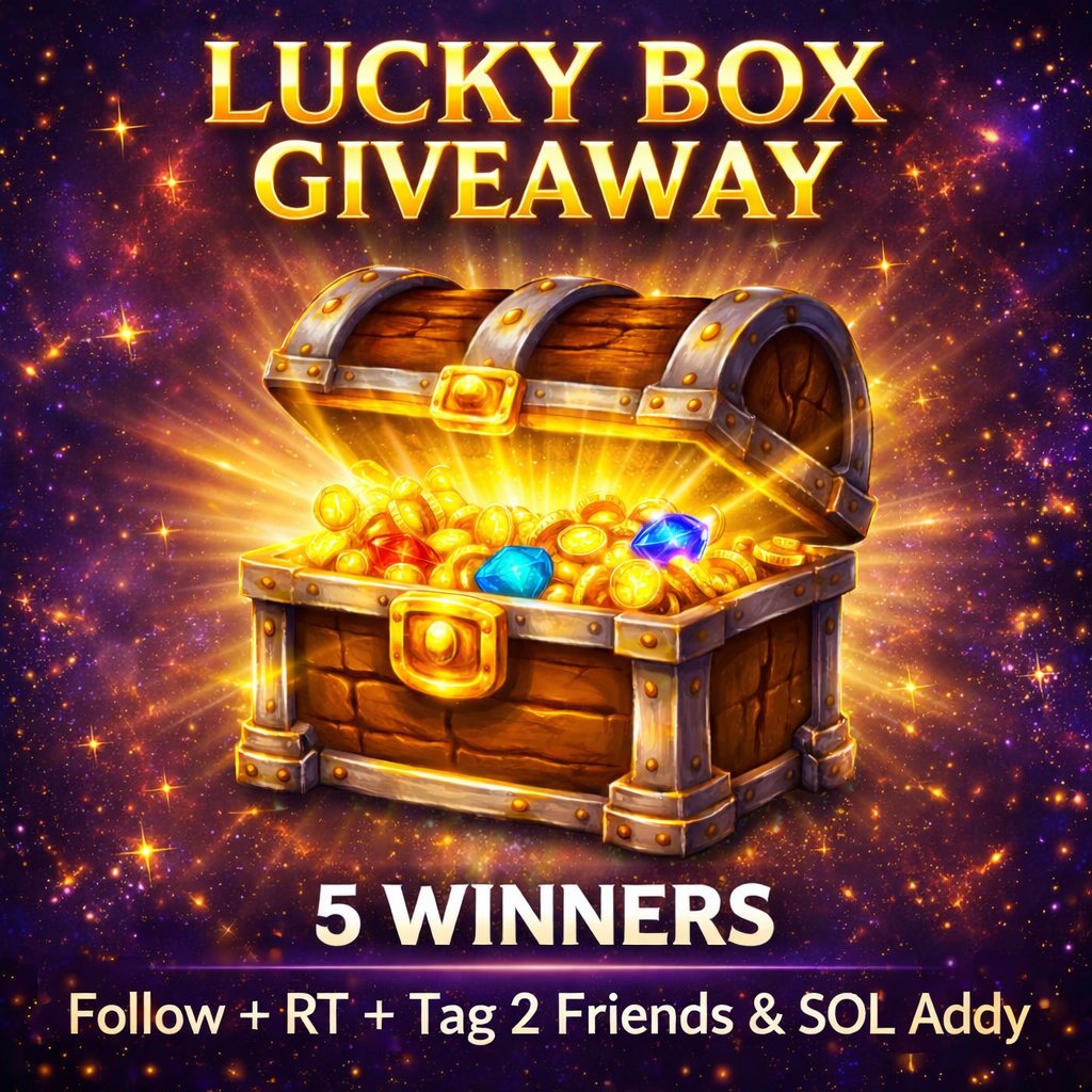 SolScapeDev's tweet image. 🎉 GIVEAWAY 🎉
5 Winners = 5 Lucky box(worth 0.5Sol)

Rules: 

Follow + Repost + reply with @ 2 friends &amp;amp; Sol Addy !

Winners chosen in 24hours !