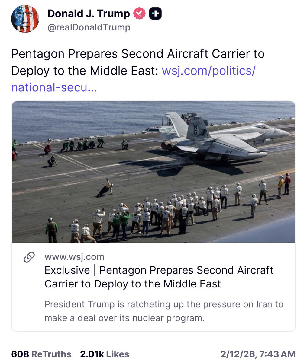 “War with Iran! That’ll distract them from the Epstein files.”