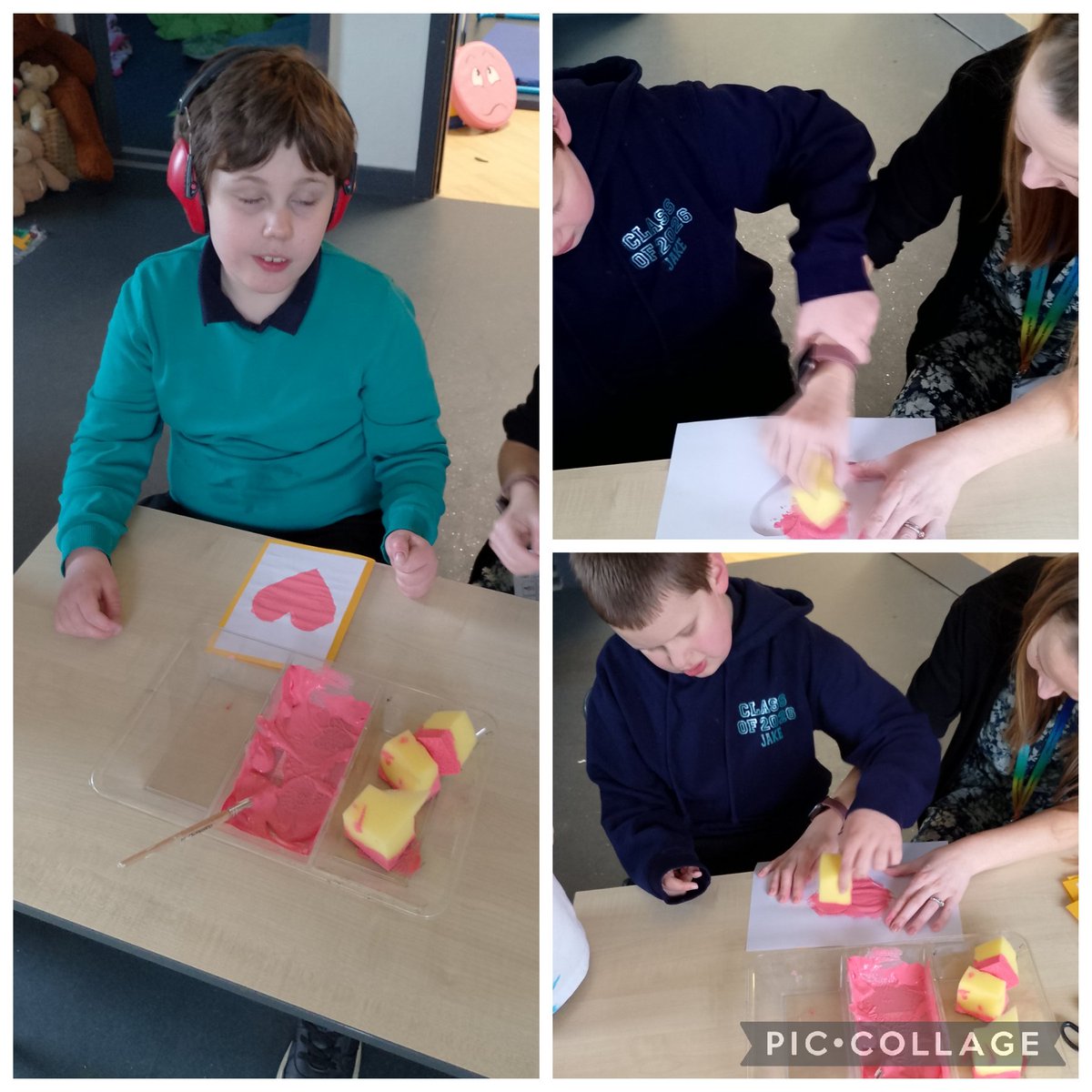 Making valentine cards for our loved ones.
#thehub