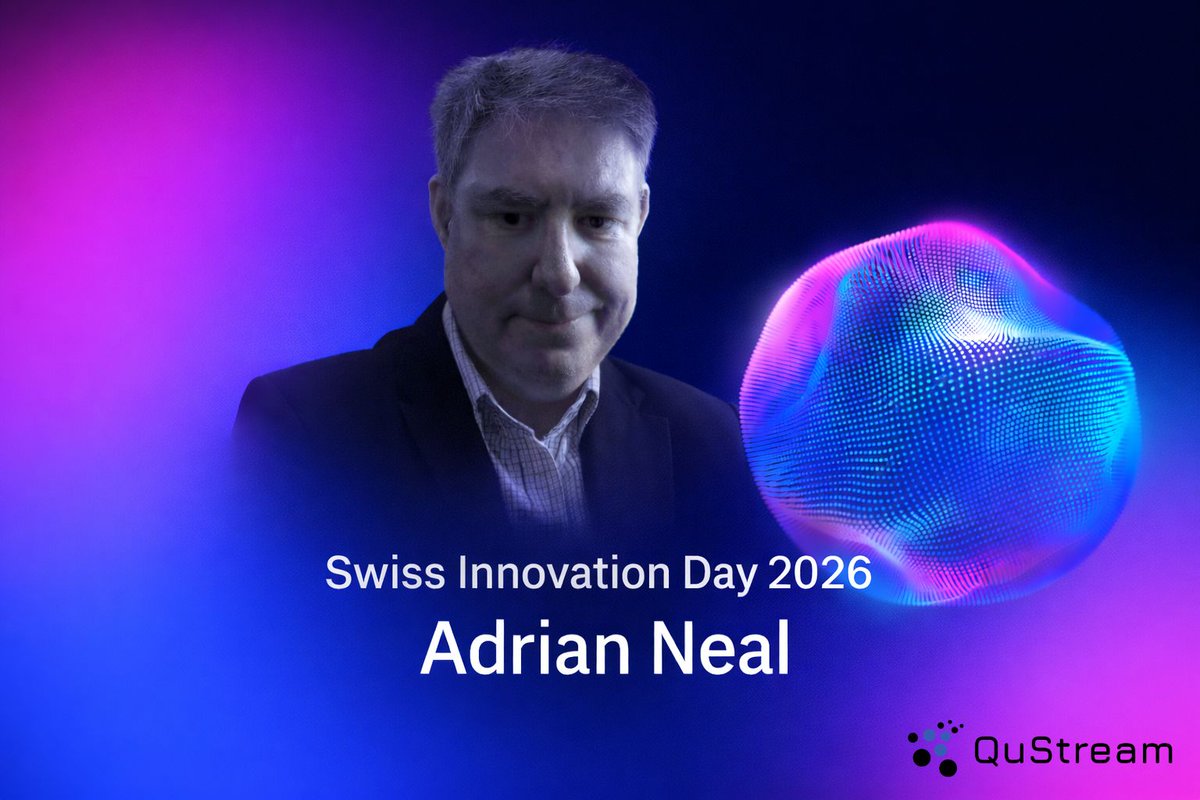 QuStream is heading to Swiss Innovation Day 2026 for @Nokia's Quantum Safe Networking summit. ⚛️🇨🇭

<a href="/AdrianGNeal/">Adrian Neal</a> is joining the front lines to discuss the future of critical infrastructure &amp; long-term security.

Relevant news coming soon.