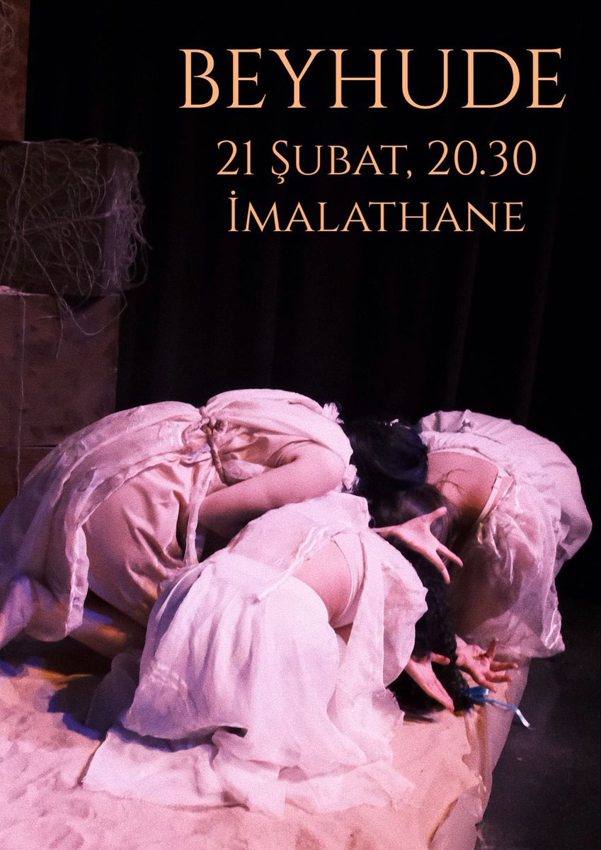 Herkese merhaba, 

21 Şubat  saat 20.30’da İmalathane Sahnesi’nde oynayacak Beyhude oyunumuz için 1+1 ikinci bilet ücretsiz kampanyamız vardır.

Biletler 🎟️:  tiyatrolar.com.tr/m/tiyatro/beyh…