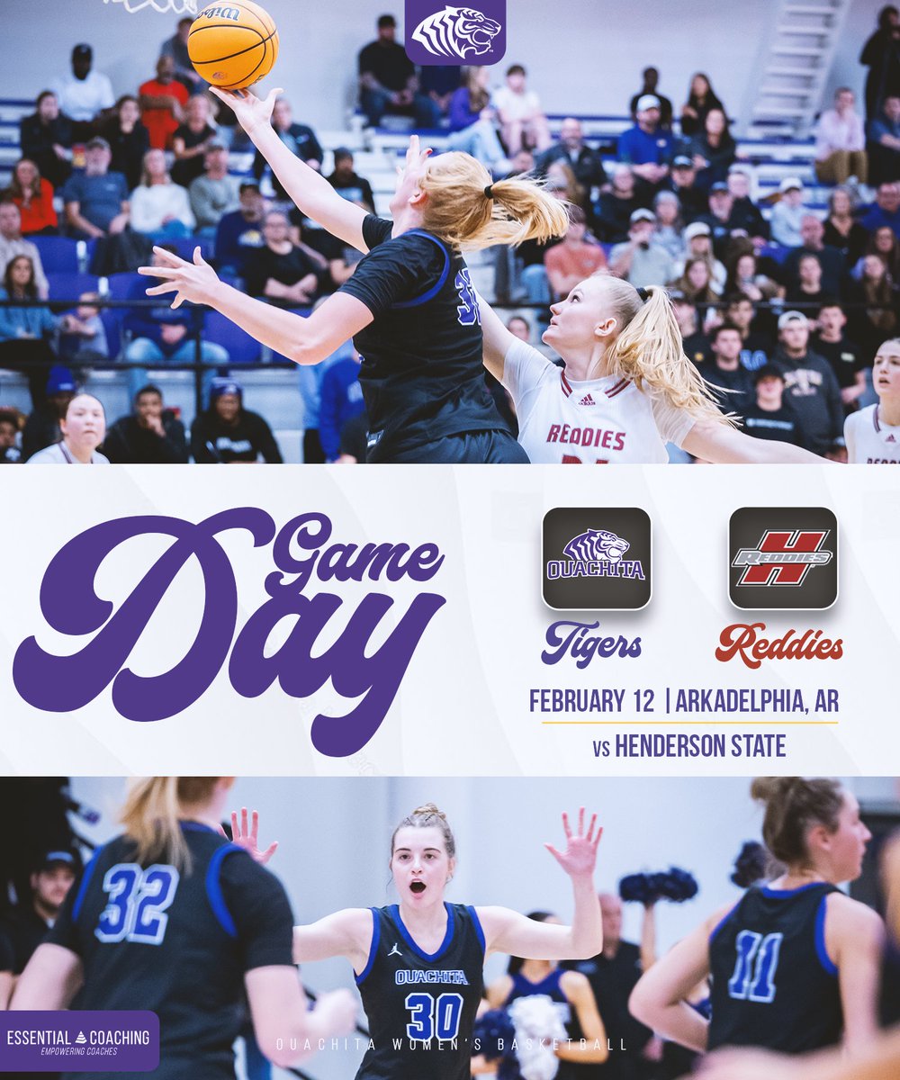 OBULadyTigers's tweet photo. Headed across the street for a rematch! #rolltigs

🆚 Henderson State
📍 Duke Wells Center
🕠 5:30pm
🎥 https://t.co/v5OLuP948P https://t.co/bRwj3cXBVG