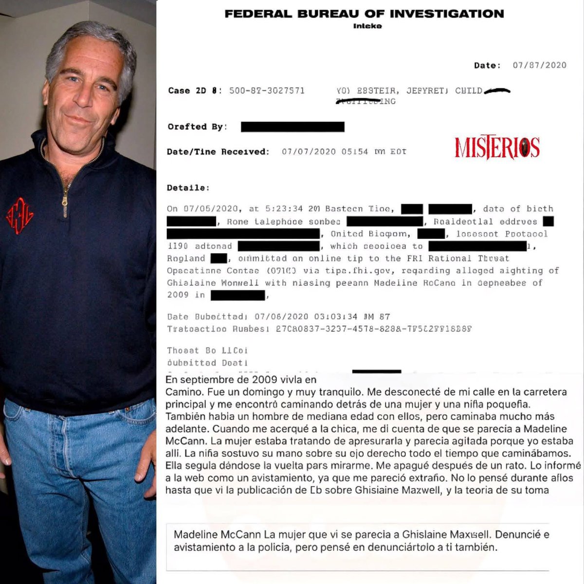 Emeliarjl's tweet image. 🚨🇮🇱 Epstein Files

It has emerged that the name of the little girl Madeleine McCann appeared in the documents of the Epstein case involving Ghislaine Maxwell, “Epstein’s associate.”

When the child Madeleine McCann disappeared in 2007 in Portugal, one of the British police’s…