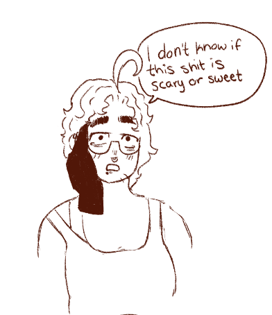Poor Karter, he don't know if this is sweet, scary or something to laugh about later
( ¬⩊¬)
#ocart