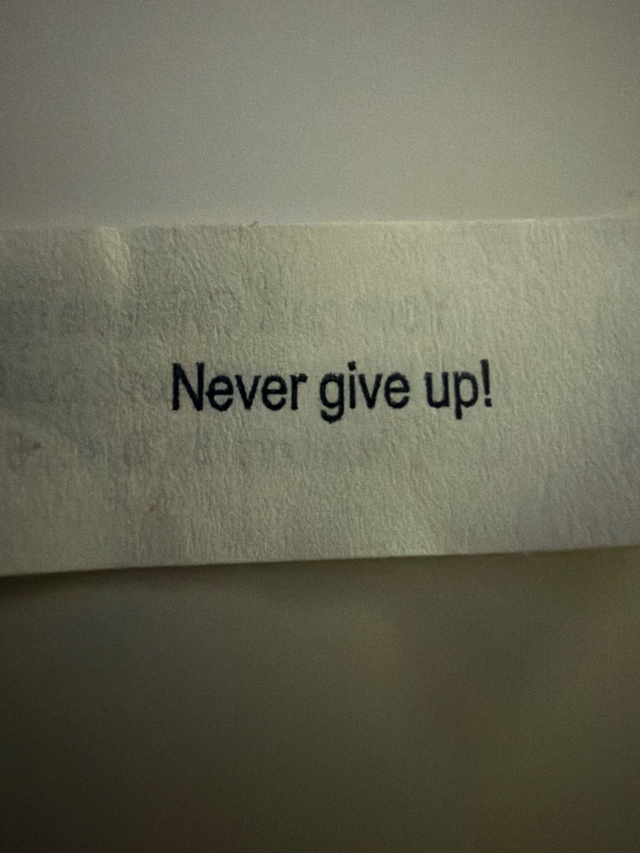 Fortune cookie never lies ✌️🫶