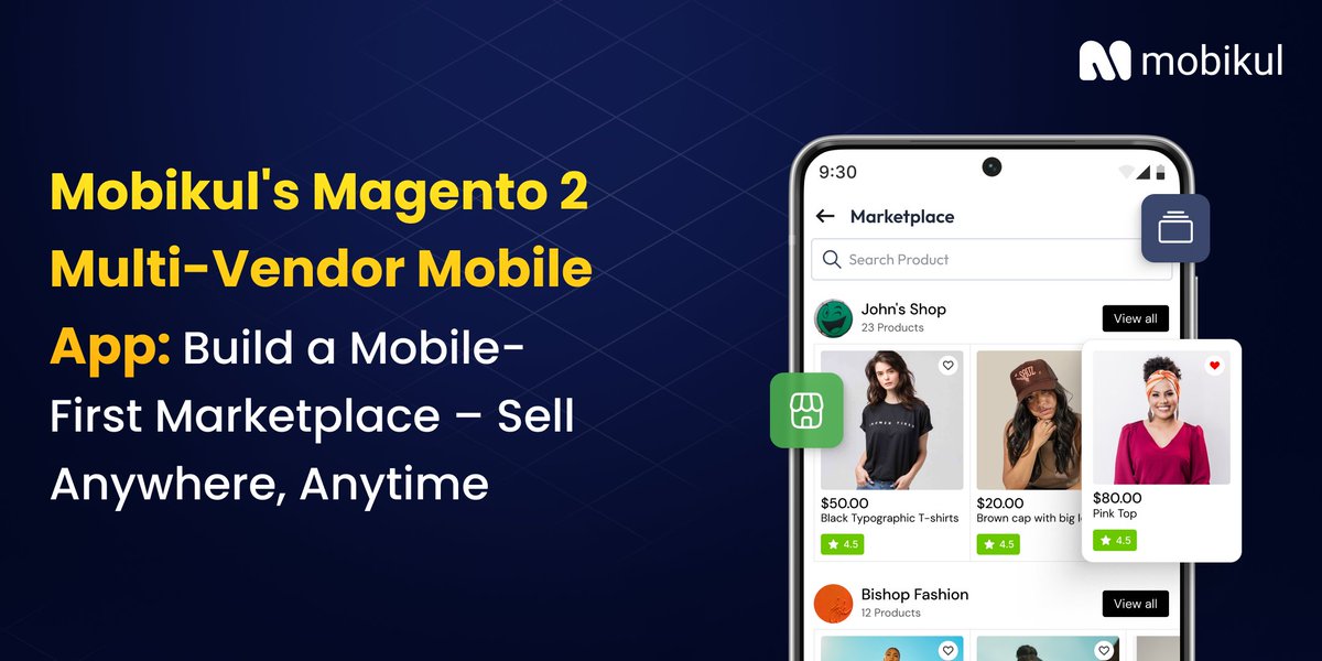 🚀 Elevate Your Magento 2 Marketplace with Mobikul's Magento 2 Multi-Vendor Mobile App! Boost your online multi-vendor marketplace with a mobile app—simplify seller management easily. 
👉Learn more: mobikul.com/platforms/mage…
#Webkul #Mobikul #AdobeCommerce #MobileCommerce