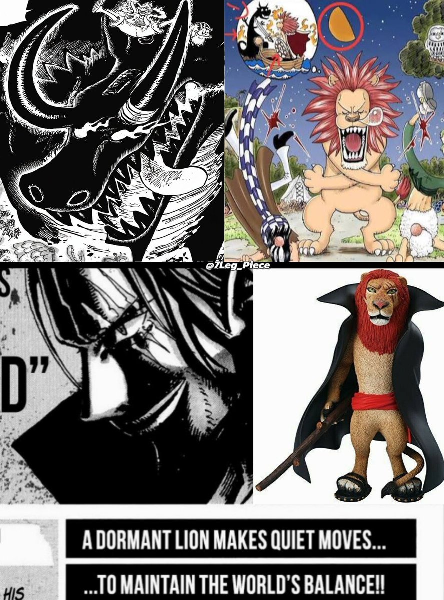 Crazy that Oda already foreshadowed Shanks fighting Loki 😭

#ONEPIECE1174