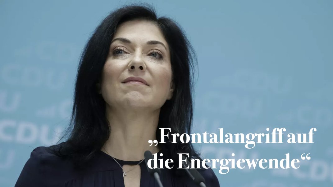 Man muss sich das mal vorstellen: Wirtschaftsministerin Katherina Reiche will jetzt die Erneuerbaren Energien abwürgen, weil die Maßnahmen ihres Vorgängers Robert Habeck so erfolgreich waren, dass wir jetzt angeblich zu viel Strom aus Sonne und Wind produzieren würden und die