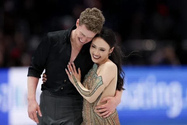 FatherChrisVor1's tweet image. Last night’s Olympic ice dance final was the kind that makes your throat tighten. France’s Laurence Fournier Beaudry and Guillaume Cizeron took gold, with Madison Chock and Evan Bates (USA) earning silver in a razor-close finish. If you’re angry, I understand, but please don’t