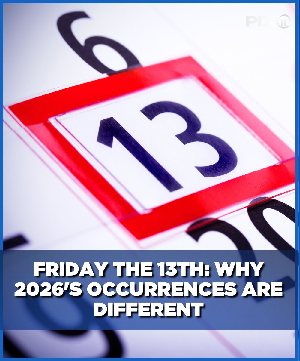 Friday the 13th usually only occurs once or twice per year but for the first time in over a decade, the 2026 calendar year offers three chances to dread this particular combination. Read more: pix11.com/news/there-are…