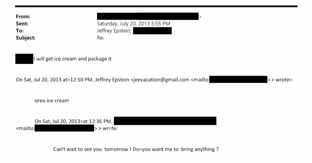 Packaging...ice cream. Huh.