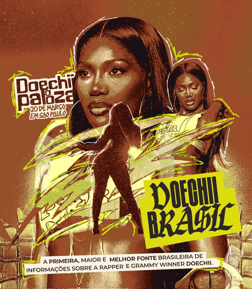 doechiibrasil's tweet photo. Bem-vindos à Doechii Brasil 🐊✨

Sua principal fonte brasileira de informações, notícias e atualizações sobre a rapper e Grammy Winner Doechii.

Acompanhe tudo sobre lançamentos, agenda, projetos e apoie cada conquista com a gente!

🔗 https://t.co/f5blV7WQq6 https://t.co/j7qRcx4Dcc