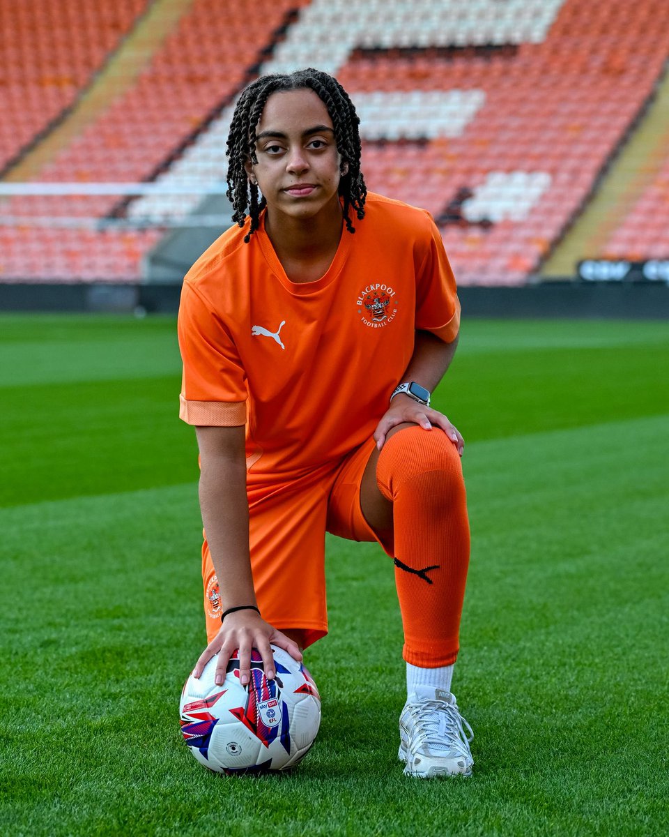 Amazing to see our 16 year old (under 16s) striker Olivia making her debut for <a href="/BFC1887Ladies/">Blackpool FC Girls & Ladies</a> 1st team at the weekend. 

We are immensely proud of you Liv 💙