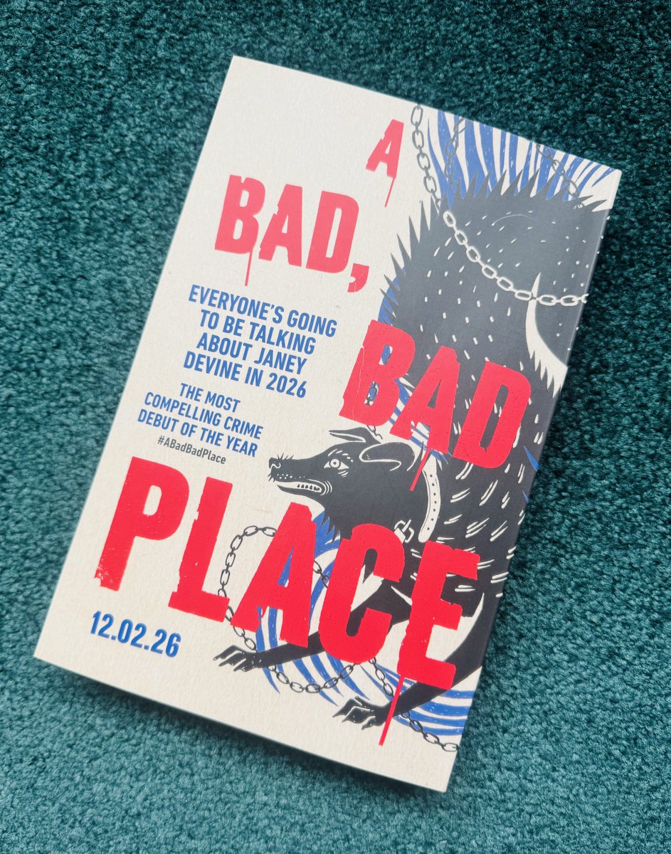 Yay! 🥳 Happy publication day to this awesome banger of a crime debut 🥂 #ABadBadPlace by ⁦<a href="/Franapunk999/">Frances Crawford</a>⁩ 😎 🎉🍻