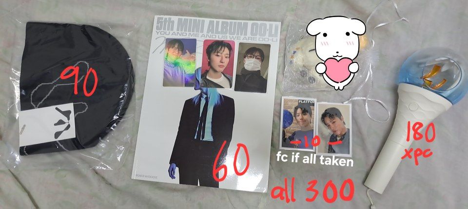 H4N4M0N's tweet photo. update ! take all for rm300 inc postage to wm, half for em~ 
unsealed album inc all official pcs and inclusions ^^
#pasarwoodz #woodz #조승연 #우즈 #woodzinkl wts lfb https://t.co/YVXDYFzNDL