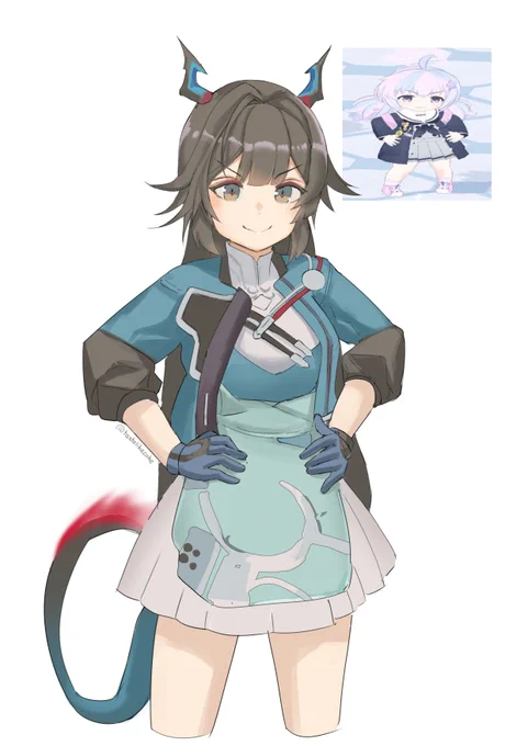 they got the same energy ngl #ArknightsEndfield