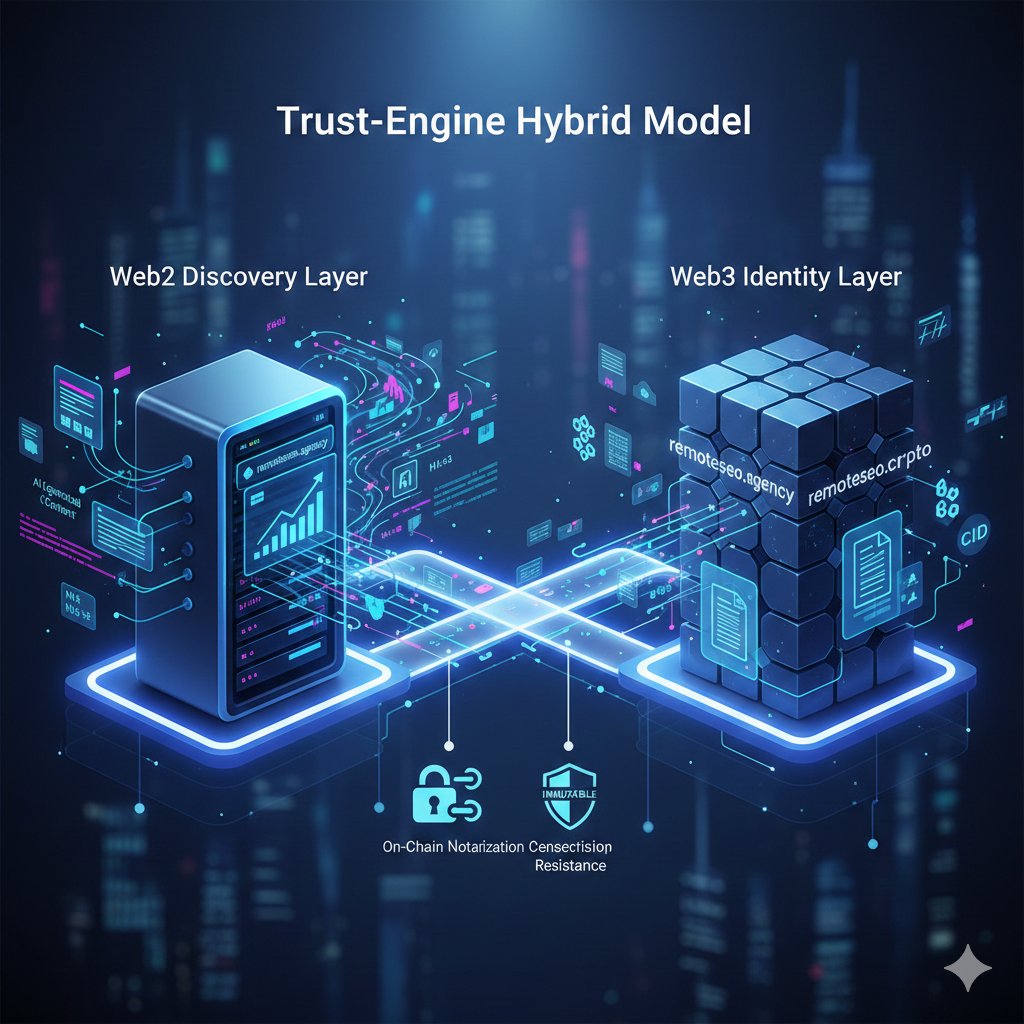 Check out the latest article in my newsletter:
 Case Study: The Trust-Engine Architecture 
linkedin.com/pulse/case-stu… via <a href="/LinkedIn/">LinkedIn</a> #SEO #AI #Web3 #Web2