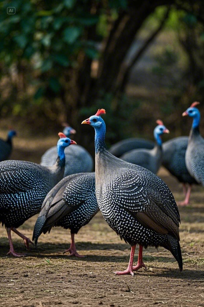 GUINEA FOWL FARMING: The  Underrated Poultry Powerhouse

This striking image of a beautiful guinea fowl with its impressive clutch of eggs reveals why guinea fowl farming is gaining momentum as a profitable agricultural venture. Often overlooked in favor of chickens, guinea fowl
