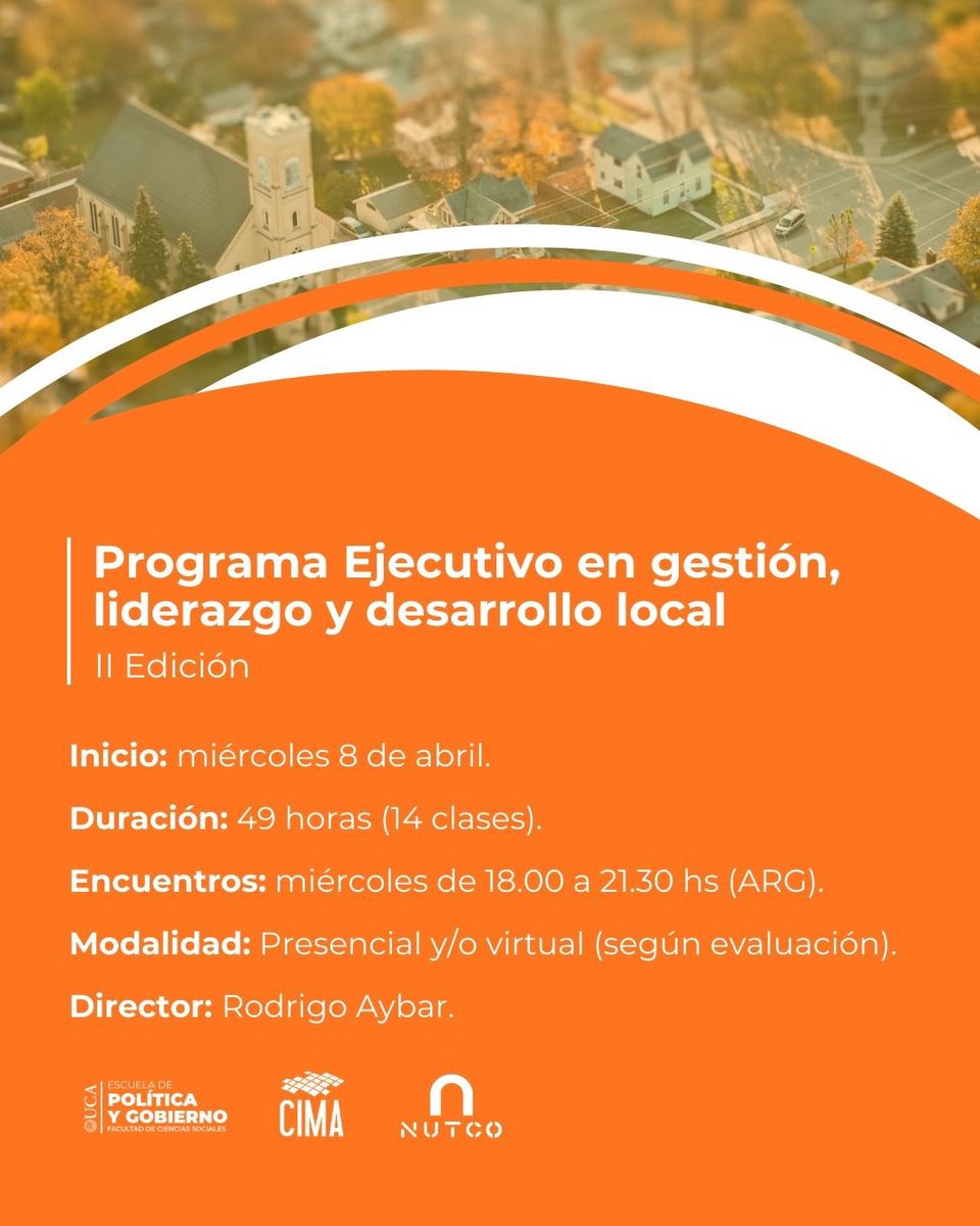 Escuela de Política y Gobierno - UCA tweet media