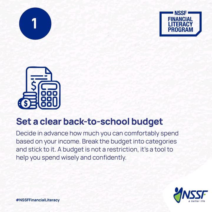 EstarProud's tweet photo. With @nssfug every contribution is a step toward dignity today and peace of mind tomorrow. Download the @nssfug application now for fresh look and set a clear back to school budget 
#EquatorPosts 
#NSSFWorksForYou
#WorketConnect 
#MySavingsMyFuture https://t.co/XKGSvc1eNA