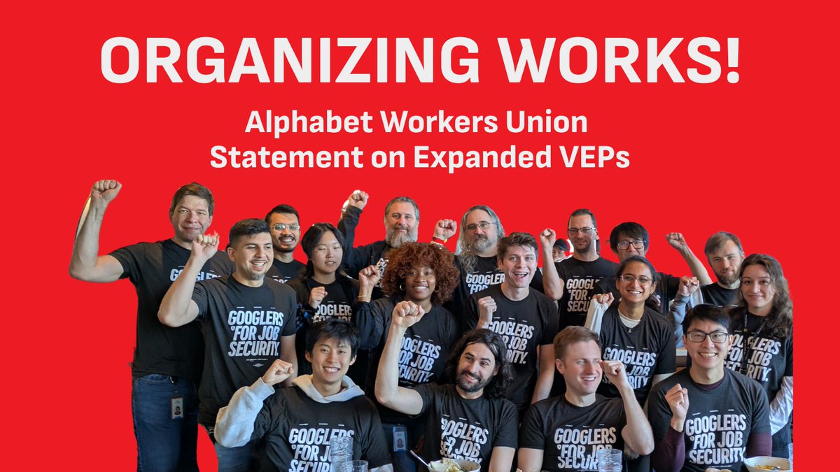 Alphabet Workers Union (AWU-CWA) tweet media