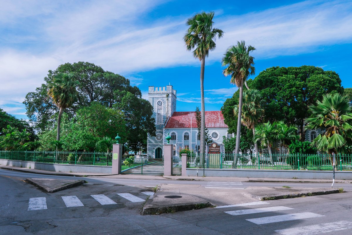 Living here, you can explore the history, beauty and architectural styles of our churches. St. Mary's Anglican Church was built in the 19th century on the second oldest consecrated ground in Barbados!

#BarbadosWelcomeStamp #Barbados #BarbadosHistory #DigitalNomad #RemoteWork