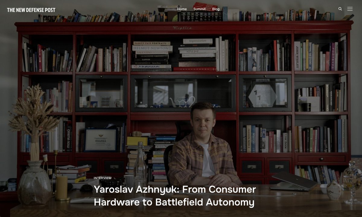 Our CEO, <a href="/YaroslavAzhnyuk/">Yaroslav Azhnyuk / Ярослав Ажнюк</a>, sat down with New Defense Post to discuss his journey from building world-class consumer hardware to co-founding The Fourth Law and Odd Systems.   

👉Explore the full article here new-defense.com/yaroslav-azhny…