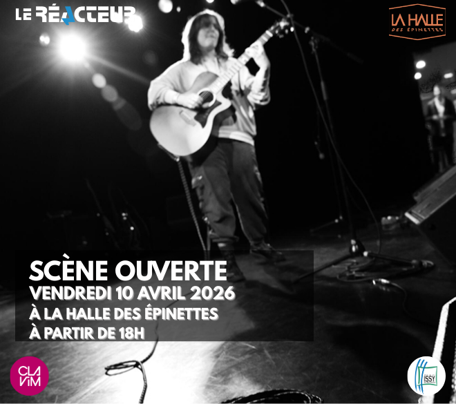 reacteur92's tweet photo. 198ième scène ouverte du Réacteur
Découvrir, jouer et partager sont les valeurs fortes de la scène ouverte du Réacteur. Quel que soit votre niveau, vous trouverez votre place au sein d’un évènement devenu aujourd’hui incontournable.
Inscription sur place. https://t.co/60aPW7sHl1