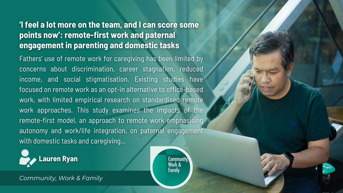 Community, Work & Family Journal tweet media