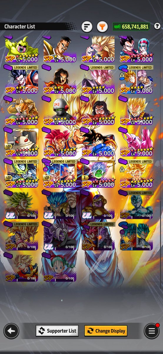 XllGhxst's tweet photo. @DB_Legends Legends I pulled the unit and he’s not in my Characters list please anyone help me out https://t.co/NAM23tt8kb