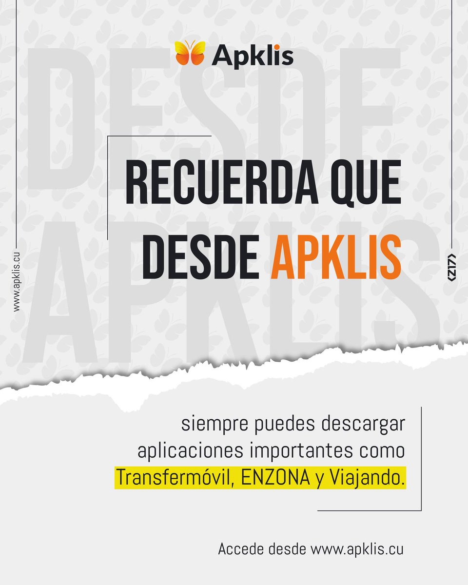 Tienda de Aplicaciones Android sigue dando acceso a aplicaciones muy importantes para los cubanos. 
Algunas de ellas son:
Transfermóvil.
Enzona.
Viajando.
#Cuba 
#UnidosXCuba