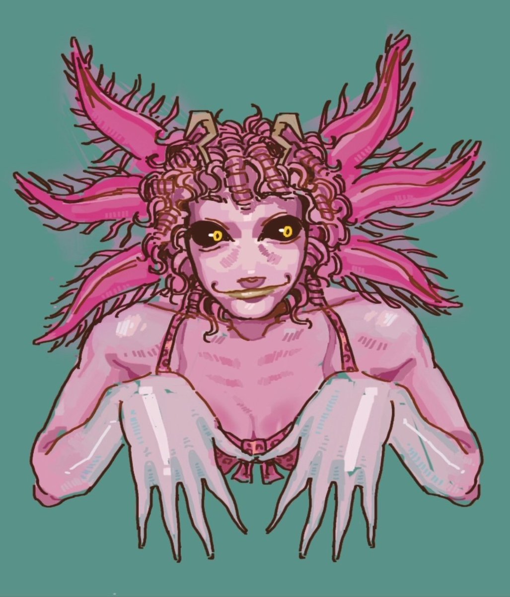 plottwistowenis's tweet photo. whatever, go my mina axolotl

 #mha #bnha #mina #ashido https://t.co/T7kZjixffP