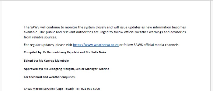 SA Weather Service tweet media
