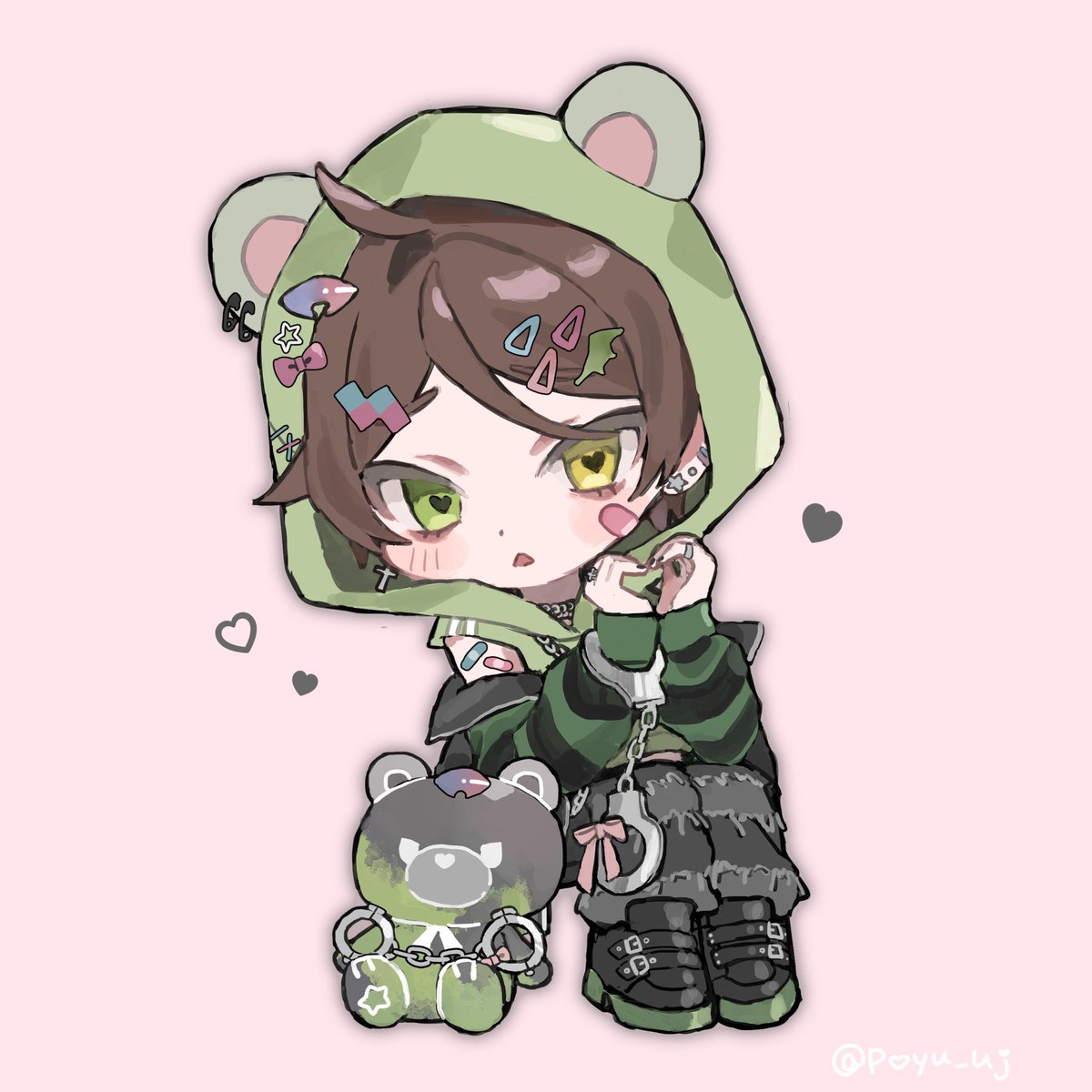 poyu_uj's tweet photo. #うらたぬ王国の美術館 🩷 https://t.co/pHW3FvrmxC