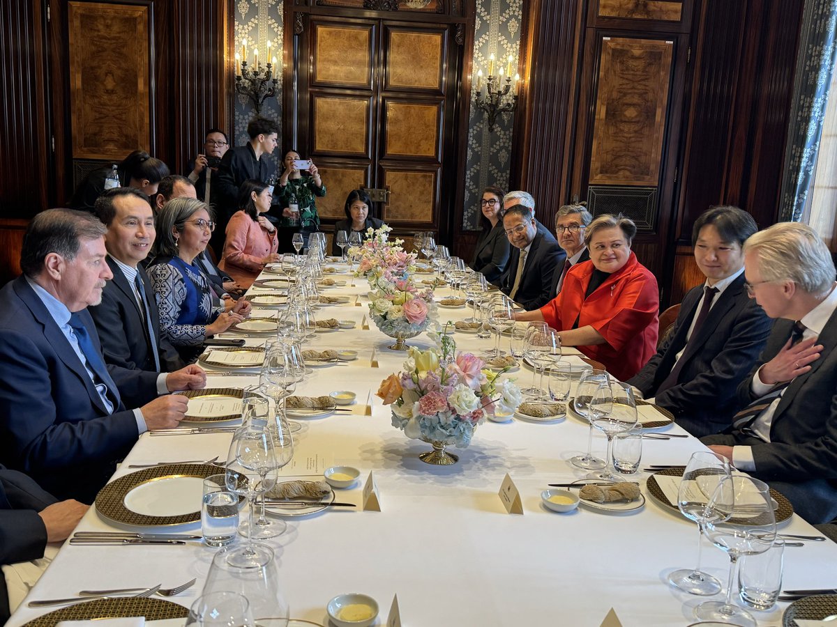 Great discussions earlier with several Ambassadors and Permanent Representatives based in Vienna at a luncheon hosted by Philippine Ambassador to Austria Evangelina Lourdes A. Bernas where I shared 🇵🇭 priorities as ASEAN Chair this year. The PH Embassy <a href="/PHinAustria/">Philippine Embassy in Austria</a> is currently