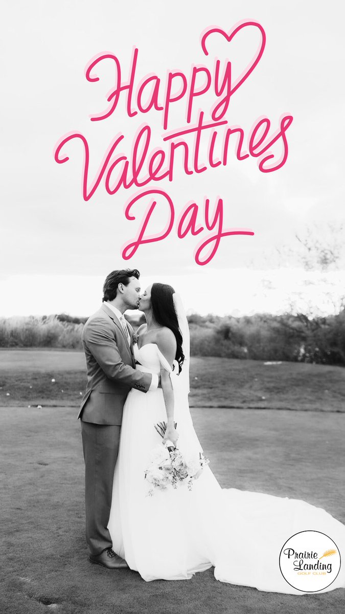 Happy Valentine's Day from Prairie Landing Golf Club! #prairielanding #prairielandinggolfclub #ValentinesDay #mcchesneyspubandgrill