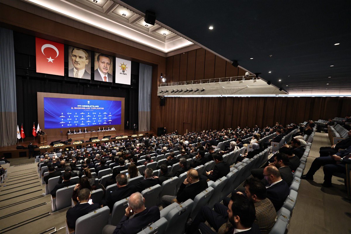 Genel Başkanımız ve Cumhurbaşkanımız Sayın Recep Tayyip Erdoğan’ın başkanlığında 177. Genişletilmiş İl Başkanları Toplantımızı gerçekleştirdik.